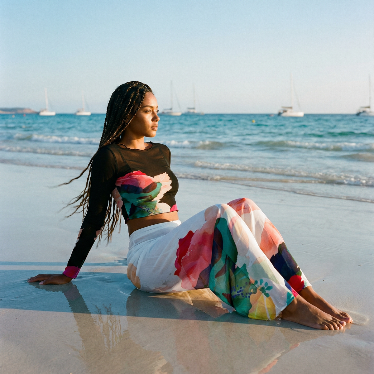 Alis Sheer Crop Top – Avid Swim