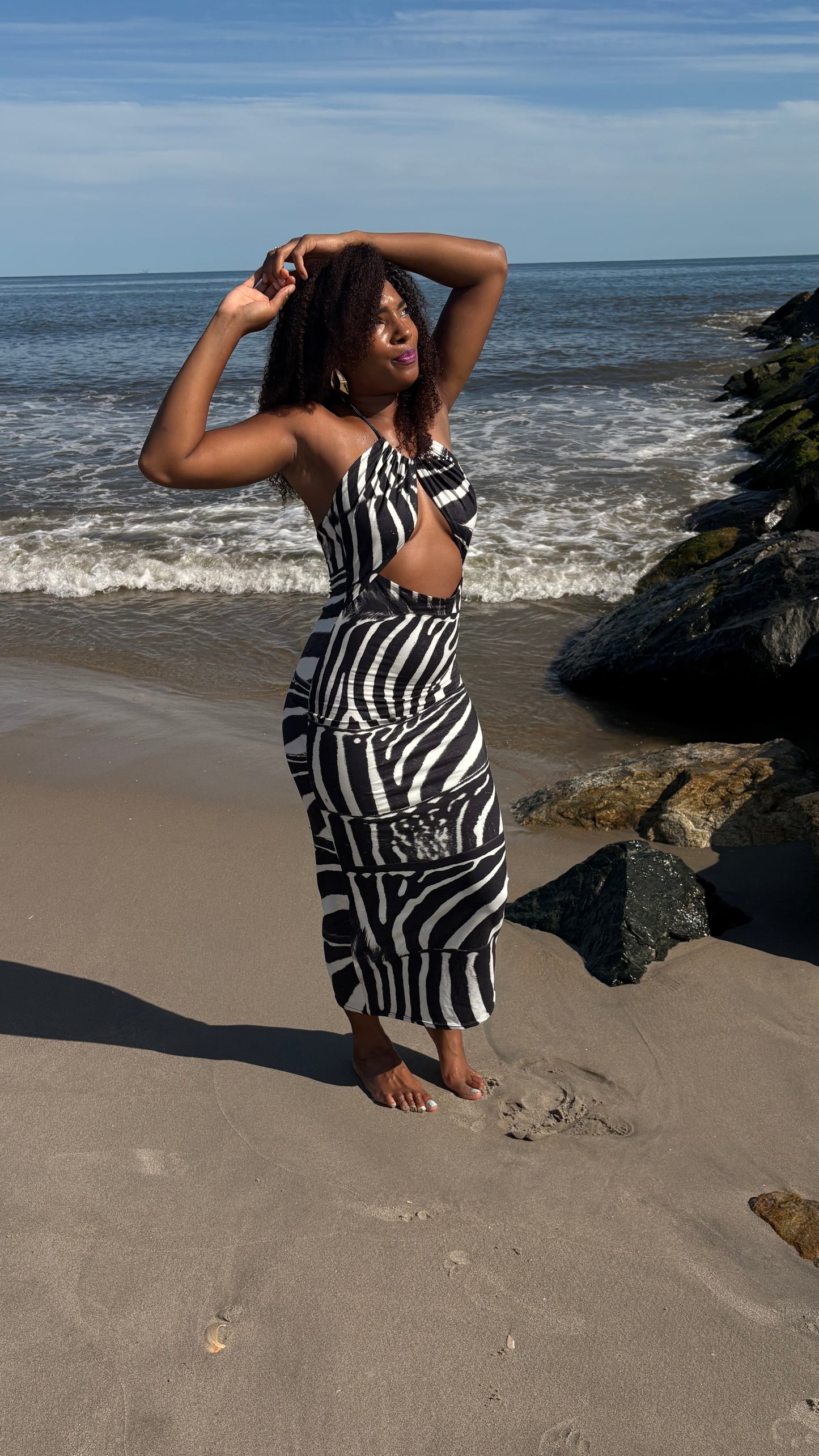Gea Dream Halter Maxi Dress