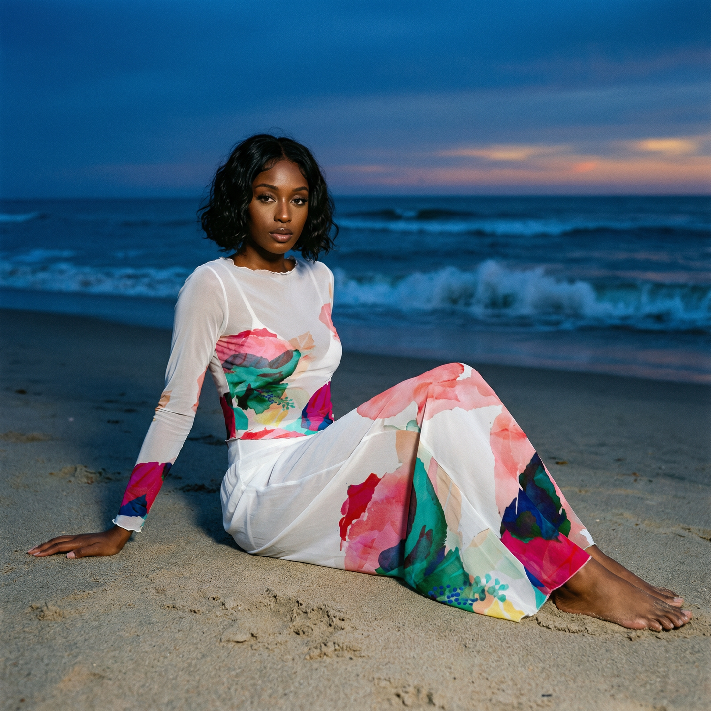 Bloom Sheer Crop Top